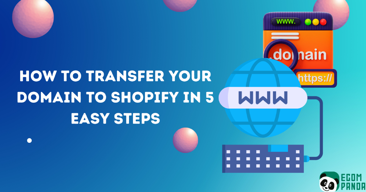 transfer domain to shopify