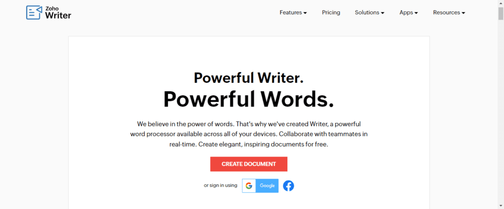 alternative to Google docs