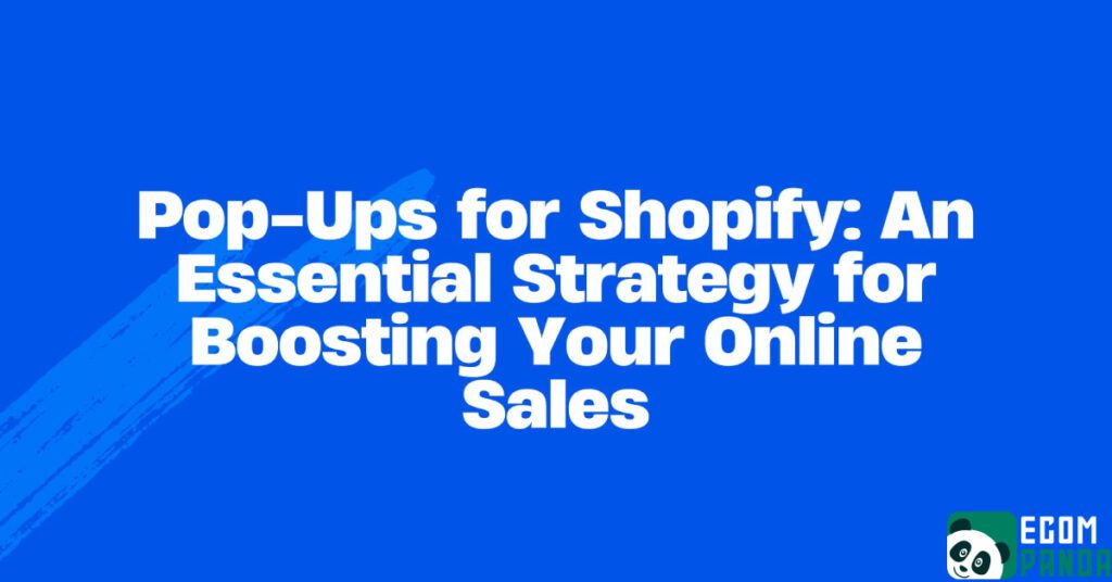 Pop-Ups for Shopify